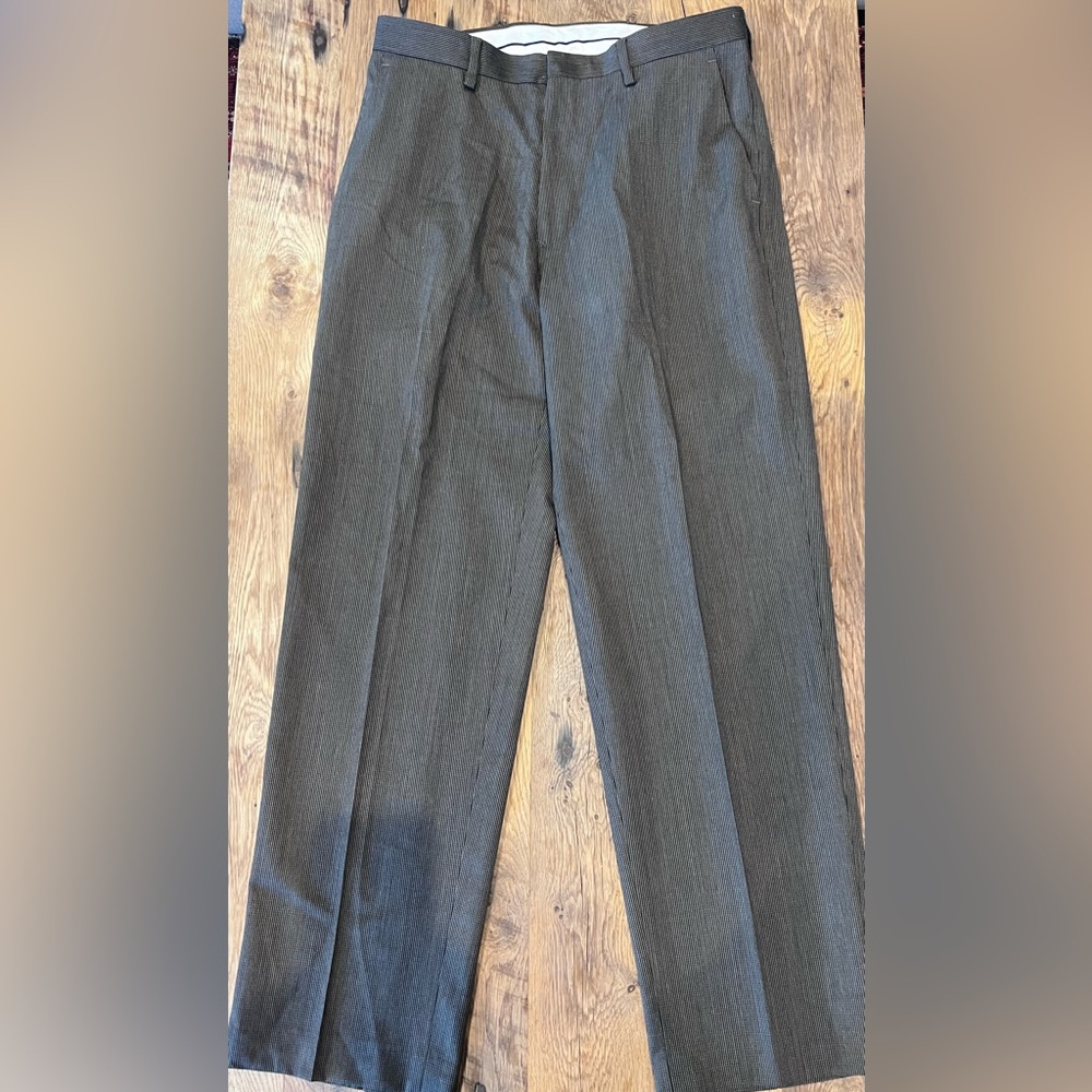 Nautica Clipper Brown and Black Dress Pants